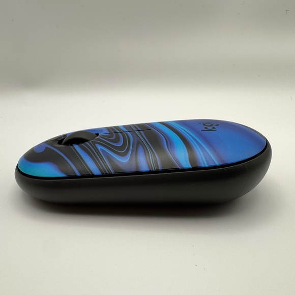 Logitech Wireless Mouse M340 Blue Galaxy Silent Clicks USB Receiver NEW OPEN BOX - Picture 4 of 9